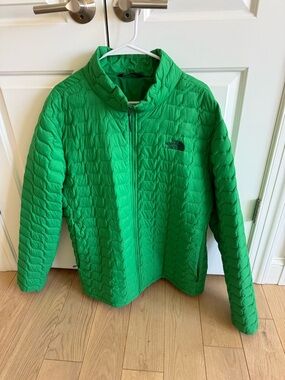 The North Face Bright Green Quilted Jacket for Men